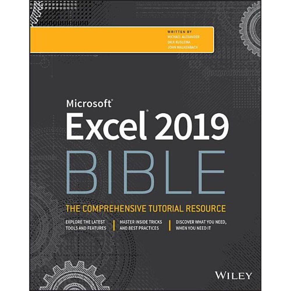 Excel 2019 Bible -- Michael Alexander